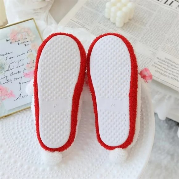 Sanrio Cinammonroll Women's Gir's Plush Slippers White Size 7/8 - Picture 3 of 3